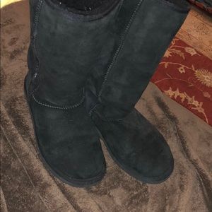 Black Uggs! Tall lightly worn.